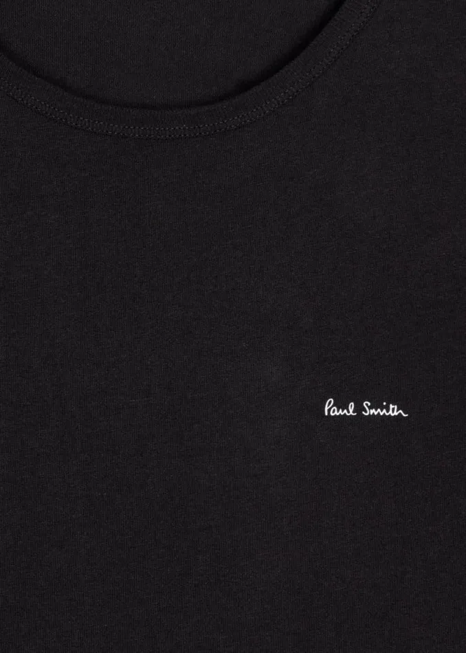 Mens Paul Smith Nightwear Mixed Colour Organic Cotton Logo Lounge TShirts Five Pack Mens Paul Smith Nightwear Mixed Colour Organic Cotton Logo Lounge TShirts Five Pack