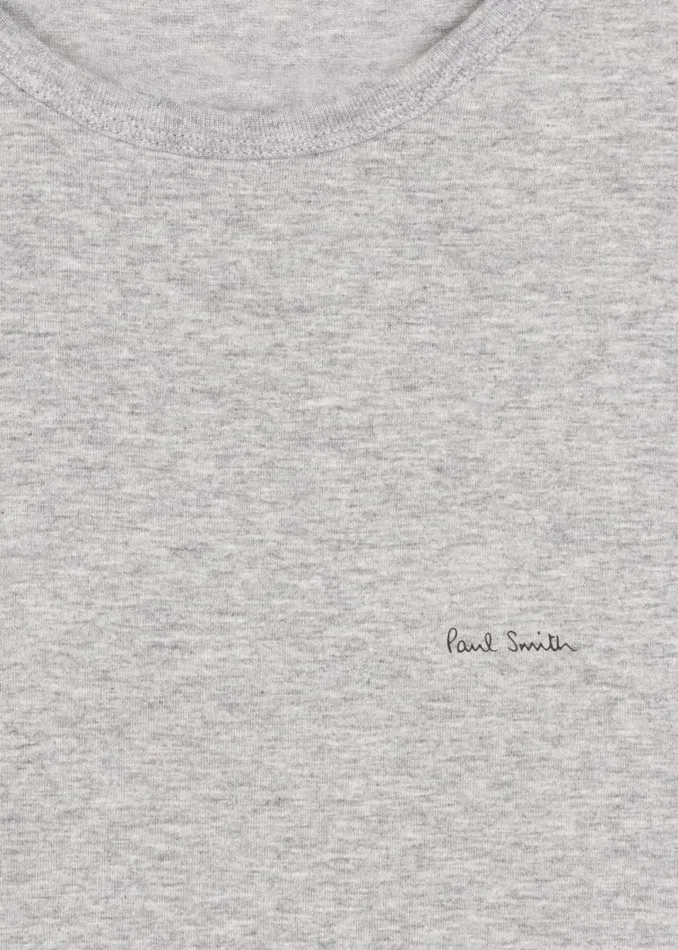 Mens Paul Smith Nightwear Mixed Colour Organic Cotton Logo Lounge TShirts Five Pack Mens Paul Smith Nightwear Mixed Colour Organic Cotton Logo Lounge TShirts Five Pack