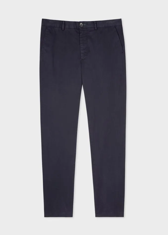 Mens Paul Smith Pants Navy MidFit 039Broad Stripe Zebra039 Chinos Mens Paul Smith Pants Navy MidFit 039Broad Stripe Zebra039 Chinos