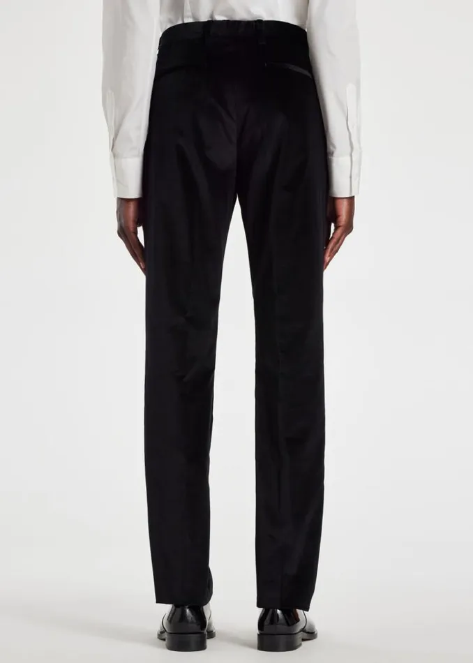 Mens Paul Smith Pants SlimFit Black Velvet Pants Mens Paul Smith Pants SlimFit Black Velvet Pants