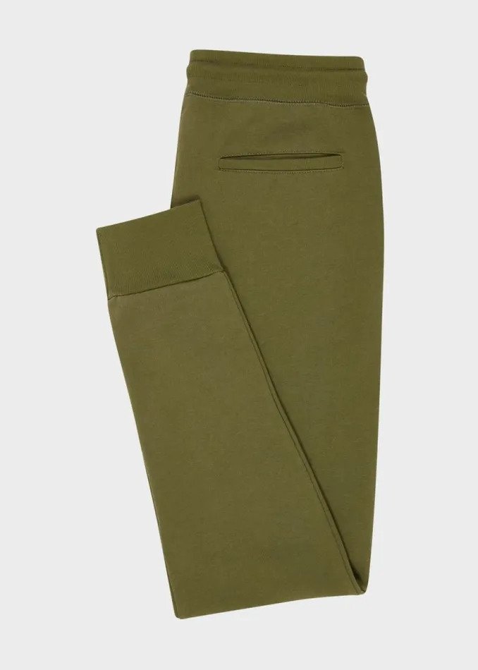 Mens Paul Smith Pants SlimFit Khaki Organic Cotton Zebra Logo Sweatpants Mens Paul Smith Pants SlimFit Khaki Organic Cotton Zebra Logo Sweatpants