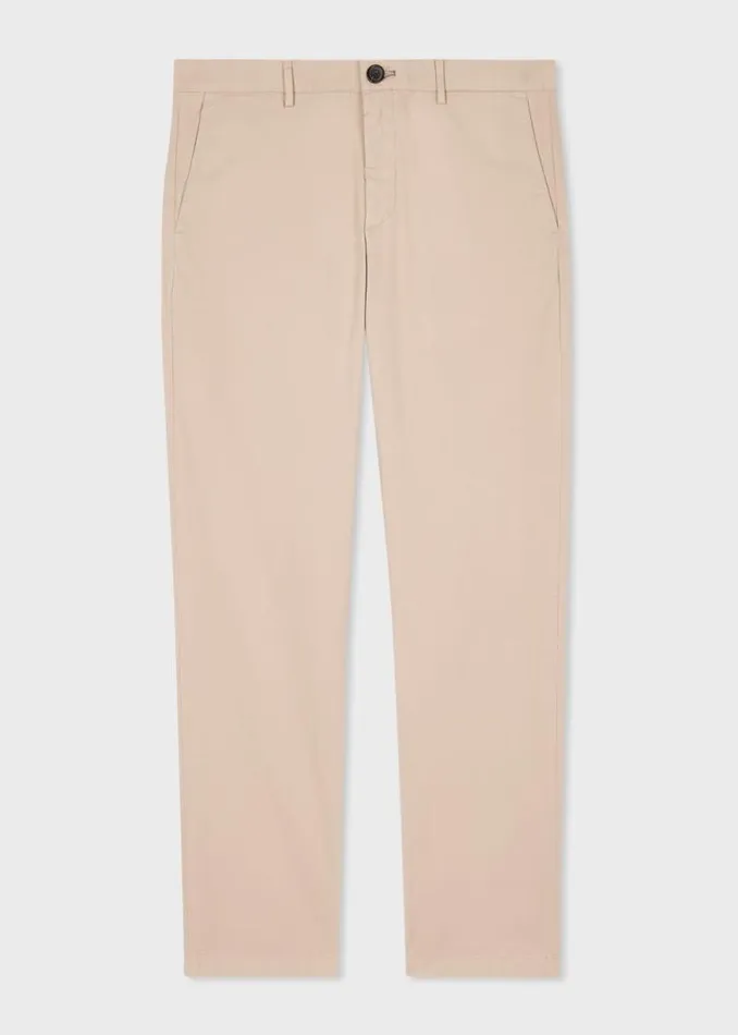 Mens Paul Smith Pants Tan MidFit 039Broad Stripe Zebra039 Chinos Mens Paul Smith Pants Tan MidFit 039Broad Stripe Zebra039 Chinos
