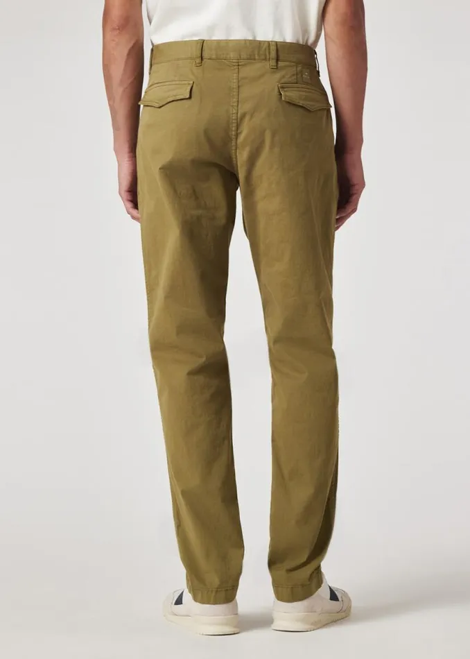 Mens Paul Smith Pants TaperedFit Light Khaki StretchCotton Chinos Mens Paul Smith Pants TaperedFit Light Khaki StretchCotton Chinos