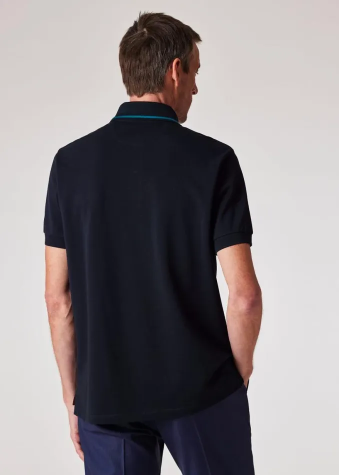 Mens Paul Smith Polo Shirts Dark Navy 039Bird039 Charm Button Polo Shirt Mens Paul Smith Polo Shirts Dark Navy 039Bird039 Charm Button Polo Shirt