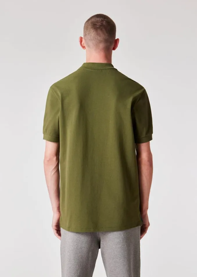 Mens Paul Smith Polo Shirts Khaki Organic Cotton Zebra Polo Shirt Mens Paul Smith Polo Shirts Khaki Organic Cotton Zebra Polo Shirt