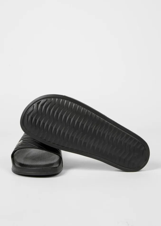 Mens Paul Smith Sandals Black 039Nyro039 Zebra Sliders