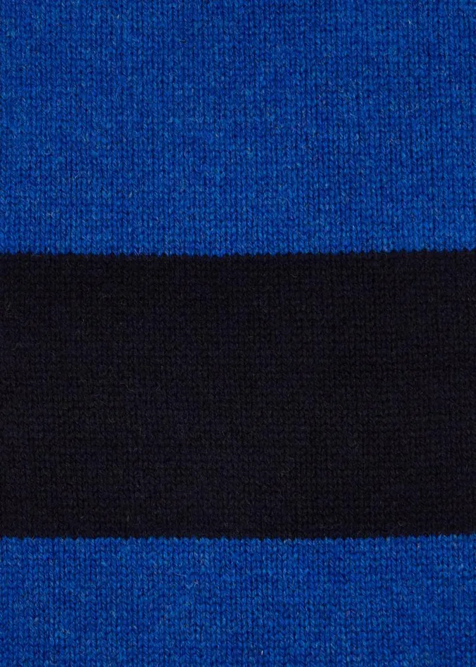 Mens Paul Smith Scarves Navy And Blue Block Stripe Scarf With 039Signature Stripe039 Trim Mens Paul Smith Scarves Navy And Blue Block Stripe Scarf With 039Signature Stripe039 Trim