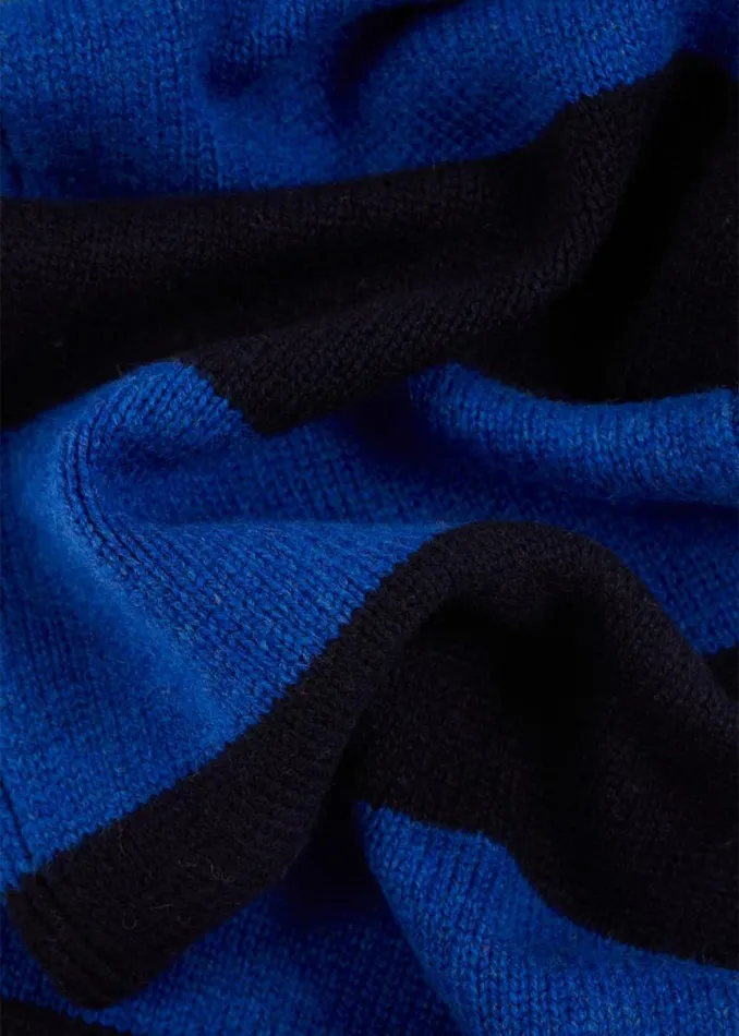 Mens Paul Smith Scarves Navy And Blue Block Stripe Scarf With 039Signature Stripe039 Trim Mens Paul Smith Scarves Navy And Blue Block Stripe Scarf With 039Signature Stripe039 Trim