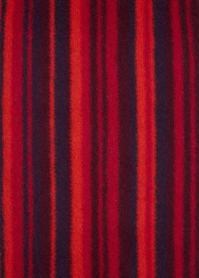 Mens Paul Smith Scarves Red Reversible 039Sports Stripe039 Scarf Mens Paul Smith Scarves Red Reversible 039Sports Stripe039 Scarf