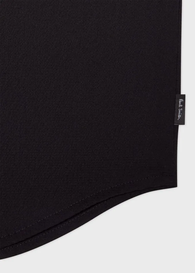Mens Paul Smith Shirts Black DoublePocket Utility Shirt Mens Paul Smith Shirts Black DoublePocket Utility Shirt