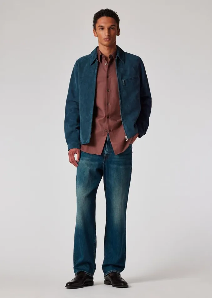 Mens Paul Smith Shirts Brown CottonViscose Blend Long Sleeve Shirt Mens Paul Smith Shirts Brown CottonViscose Blend Long Sleeve Shirt