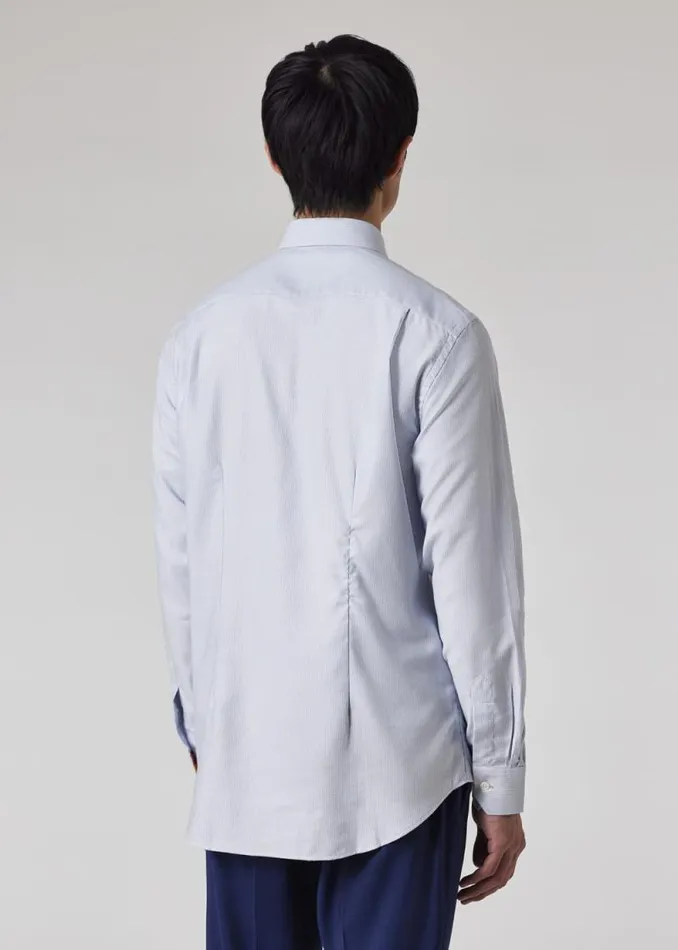 Mens Paul Smith Shirts TailoredFit Light Blue 039Mini Geo039 EasyCare Cotton Shirt Mens Paul Smith Shirts TailoredFit Light Blue 039Mini Geo039 EasyCare Cotton Shirt