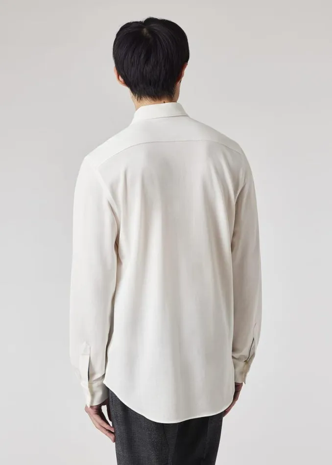 Mens Paul Smith Shirts White Cotton Pique Shirt Mens Paul Smith Shirts White Cotton Pique Shirt