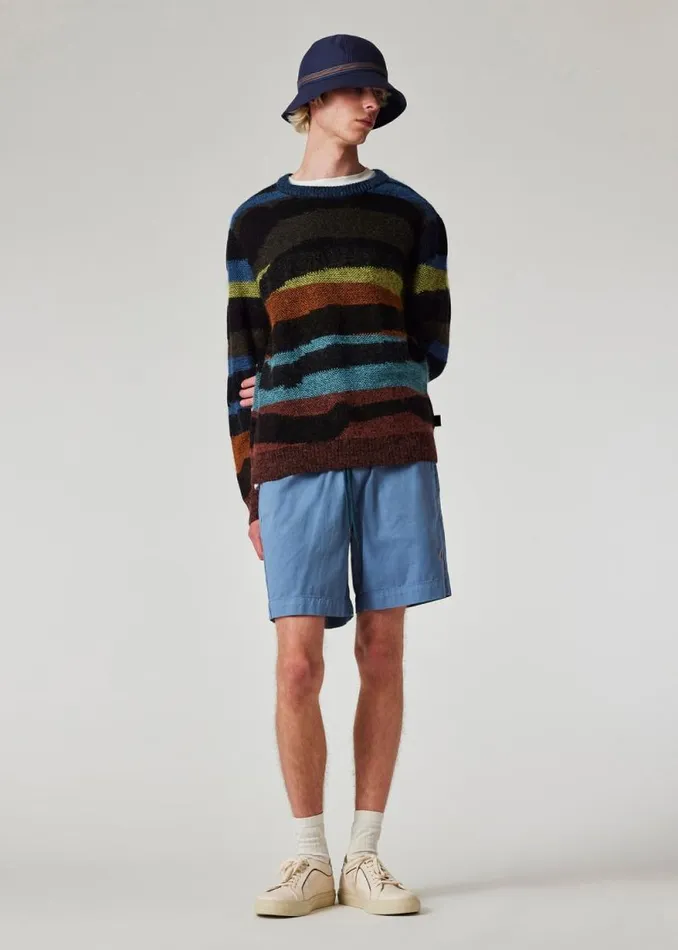 Mens Paul Smith Shorts Light Blue 039Broad Stripe Zebra039 Drawstring Shorts Mens Paul Smith Shorts Light Blue 039Broad Stripe Zebra039 Drawstring Shorts