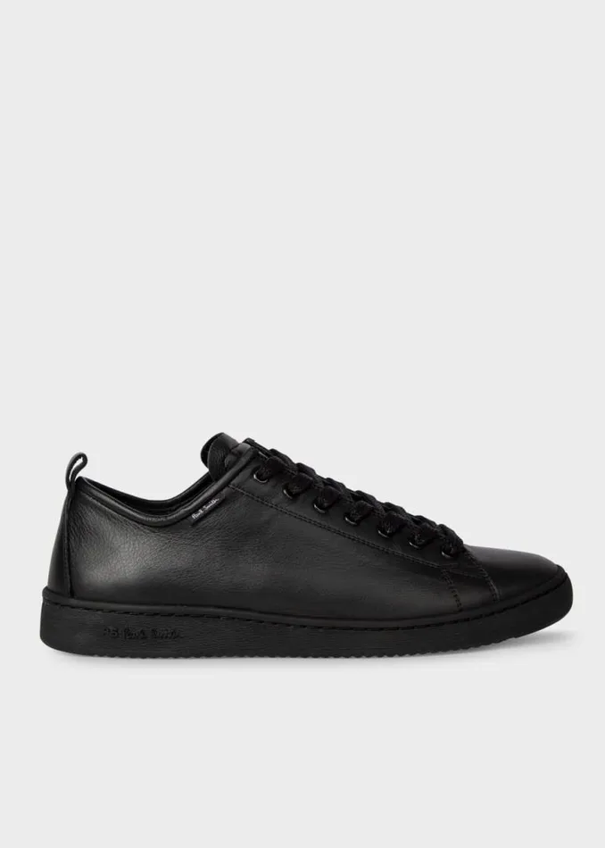 Mens Paul Smith Sneakers Black 039Miyata039 Sneakers With Tonal Soles