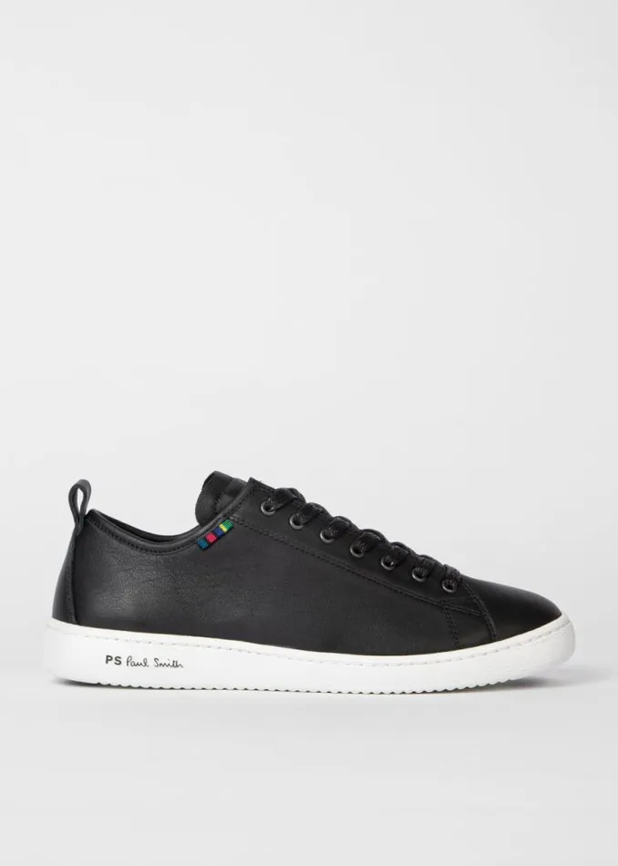 Mens Paul Smith Sneakers Black Calf Leather 039Miyata039 Sneakers