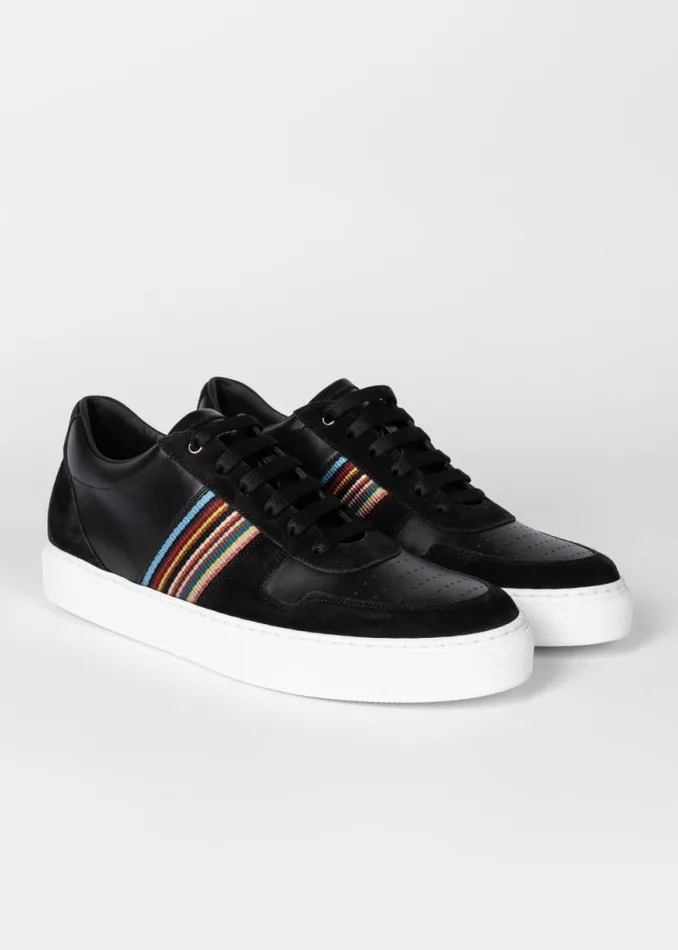 Mens Paul Smith Sneakers Black Leather 039Signature Stripe039 039Fermi039 Sneakers Mens Paul Smith Sneakers Black Leather 039Signature Stripe039 039Fermi039 Sneakers
