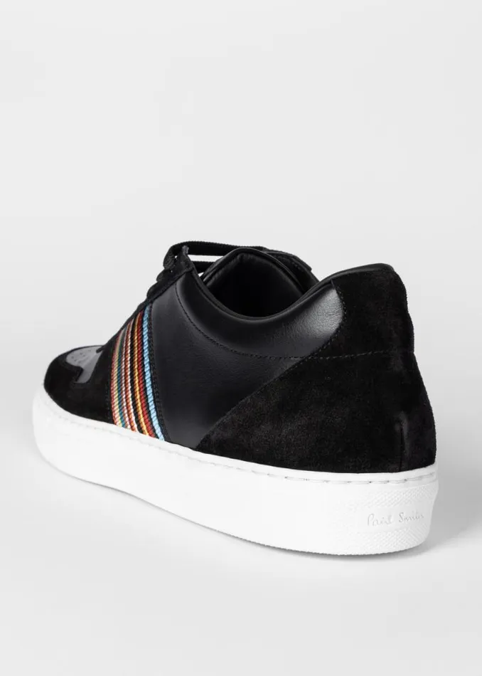 Mens Paul Smith Sneakers Black Leather 039Signature Stripe039 039Fermi039 Sneakers Mens Paul Smith Sneakers Black Leather 039Signature Stripe039 039Fermi039 Sneakers