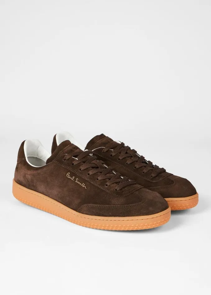 Mens Paul Smith Sneakers Dark Brown Suede 039Como039 Trainers Mens Paul Smith Sneakers Dark Brown Suede 039Como039 Trainers