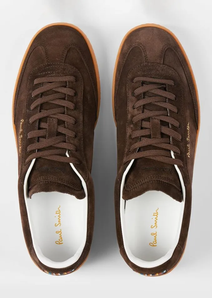 Mens Paul Smith Sneakers Dark Brown Suede 039Como039 Trainers Mens Paul Smith Sneakers Dark Brown Suede 039Como039 Trainers