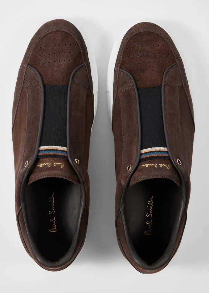 Mens Paul Smith Sneakers Dark Brown Suede 039Sato039 Sneakers Mens Paul Smith Sneakers Dark Brown Suede 039Sato039 Sneakers