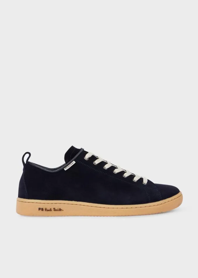 Mens Paul Smith Sneakers Dark Navy Suede 039Miyata039 Sneakers