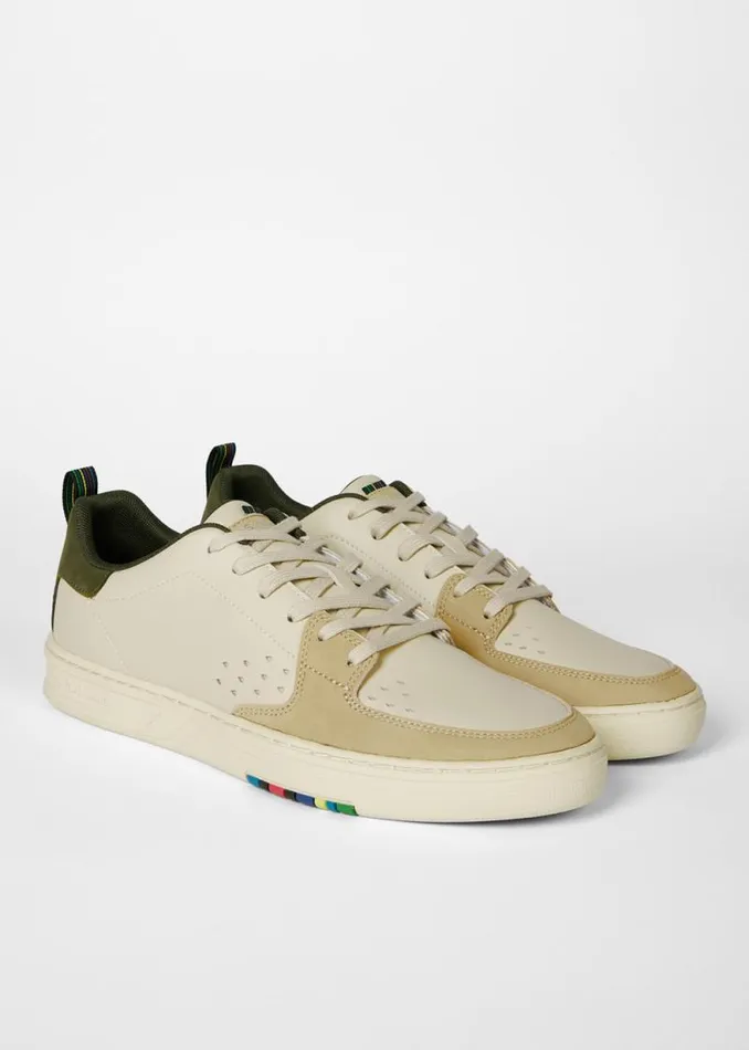 Mens Paul Smith Sneakers Ecru Leather 039Cosmo039 Trainers Mens Paul Smith Sneakers Ecru Leather 039Cosmo039 Trainers