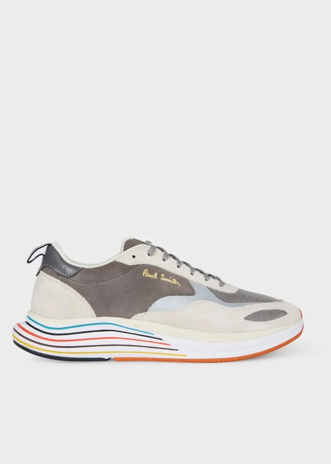 Mens Paul Smith Sneakers Grey Suede 039Koto039 Trainers