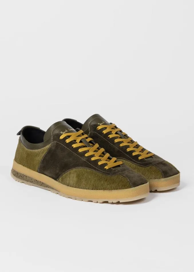 Mens Paul Smith Sneakers Khaki Leather 039Zephyr039 Trainers Mens Paul Smith Sneakers Khaki Leather 039Zephyr039 Trainers