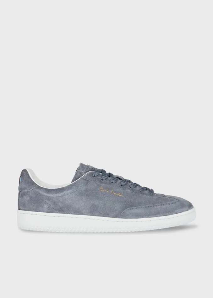 Mens Paul Smith Sneakers Light Blue Suede 039Como039 Trainers