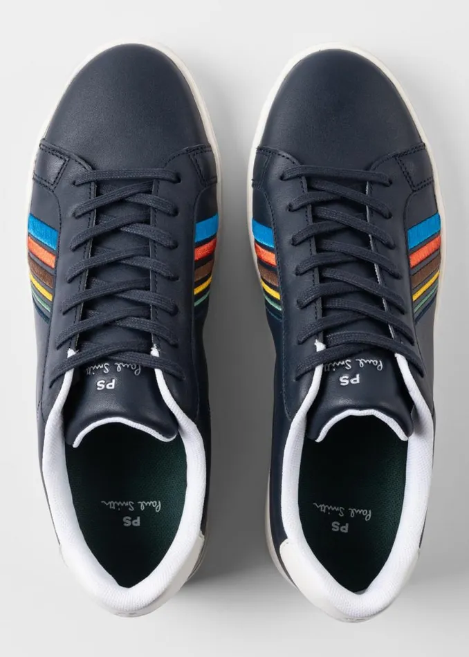 Mens Paul Smith Sneakers Navy Leather 039Sports Stripe039 039Rex039 Sneakers Mens Paul Smith Sneakers Navy Leather 039Sports Stripe039 039Rex039 Sneakers