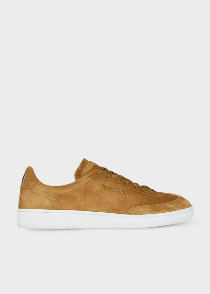 Mens Paul Smith Sneakers Sand Suede 039Como039 Trainers