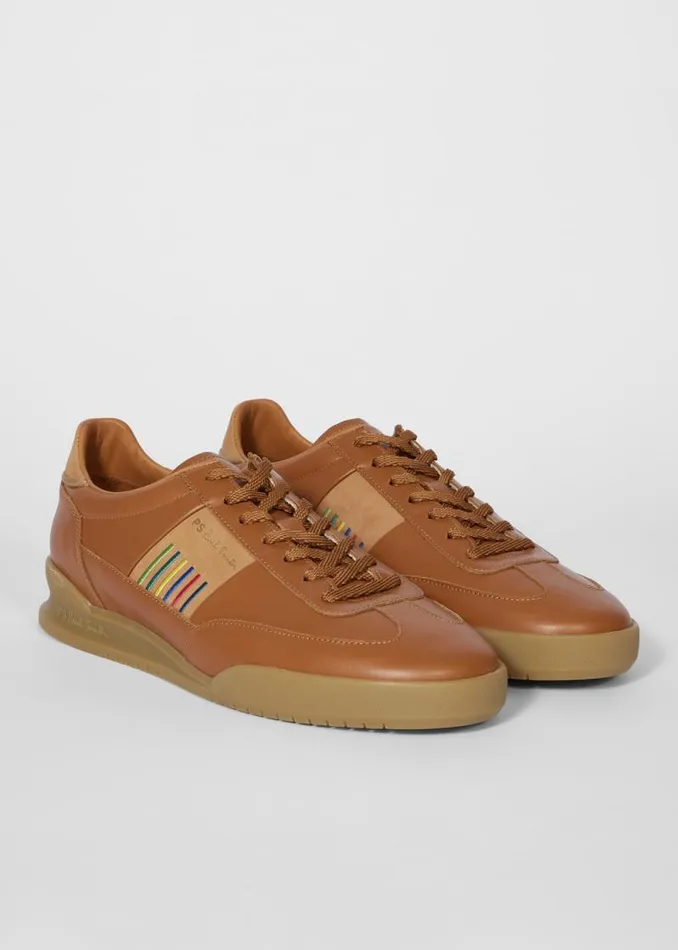 Mens Paul Smith Sneakers Tan Leather 039Dover039 Trainers Mens Paul Smith Sneakers Tan Leather 039Dover039 Trainers