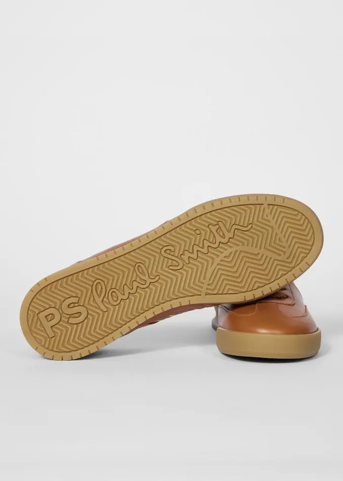 Mens Paul Smith Sneakers Tan Leather 039Dover039 Trainers Mens Paul Smith Sneakers Tan Leather 039Dover039 Trainers