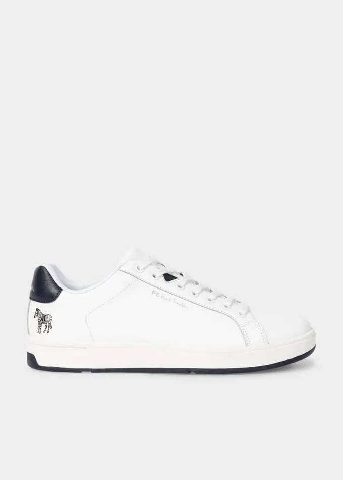 Mens Paul Smith Sneakers White Leather 039Albany039 Sneakers
