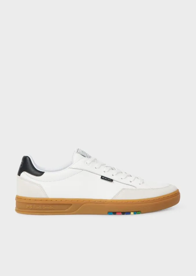 Mens Paul Smith Sneakers White Leather 039Hillstar039 Trainers