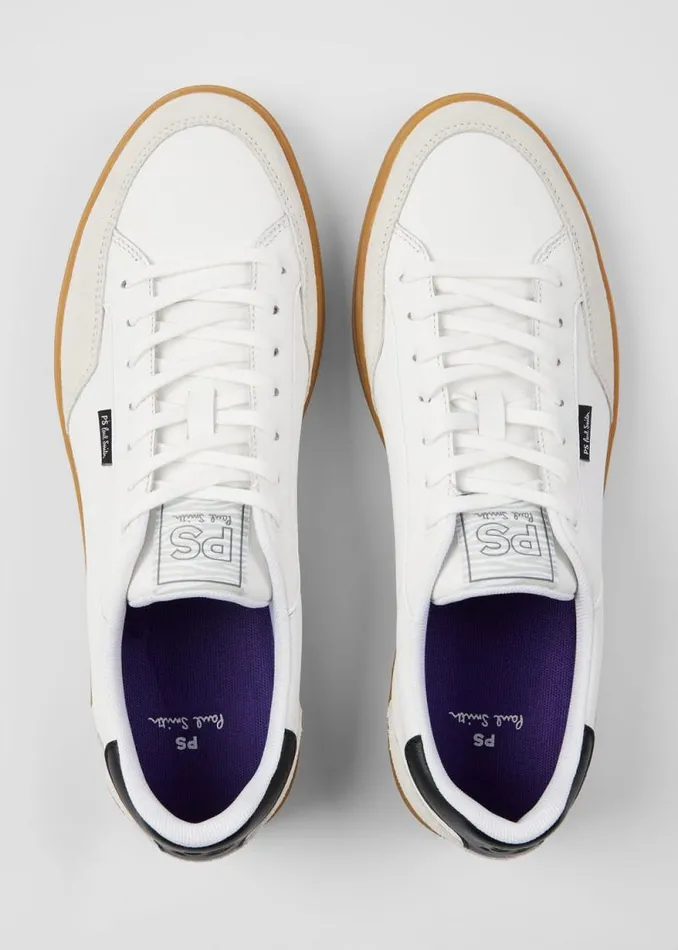Mens Paul Smith Sneakers White Leather 039Hillstar039 Trainers Mens Paul Smith Sneakers White Leather 039Hillstar039 Trainers