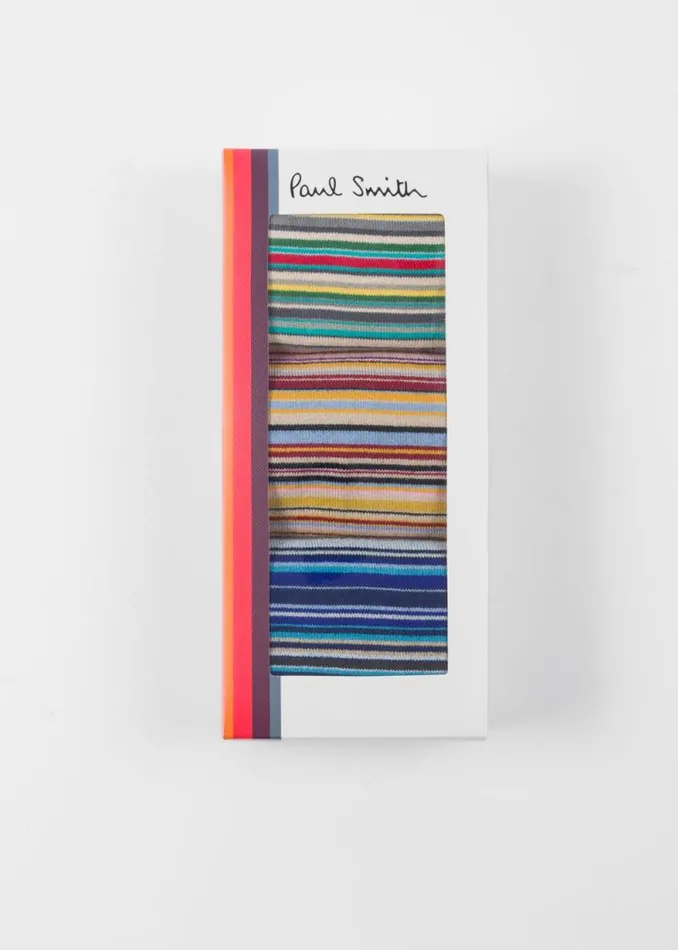 Mens Paul Smith Socks 039Signature Stripe039 Socks Three Pack
