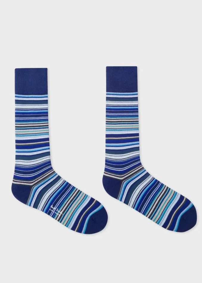 Mens Paul Smith Socks 039Signature Stripe039 Socks Three Pack