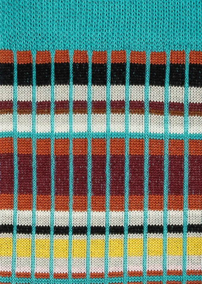 Mens Paul Smith Socks Blue 039Signature Stripe039 Ribbed Socks