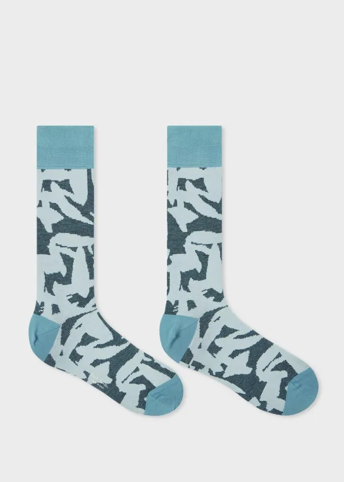 Mens Paul Smith Socks Light Blue 039Marks039 Socks Mens Paul Smith Socks Light Blue 039Marks039 Socks