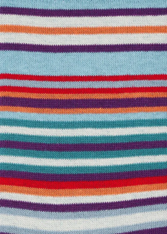 Mens Paul Smith Socks Pale Blue CottonBlend Multi Colour Stripe Socks Mens Paul Smith Socks Pale Blue CottonBlend Multi Colour Stripe Socks