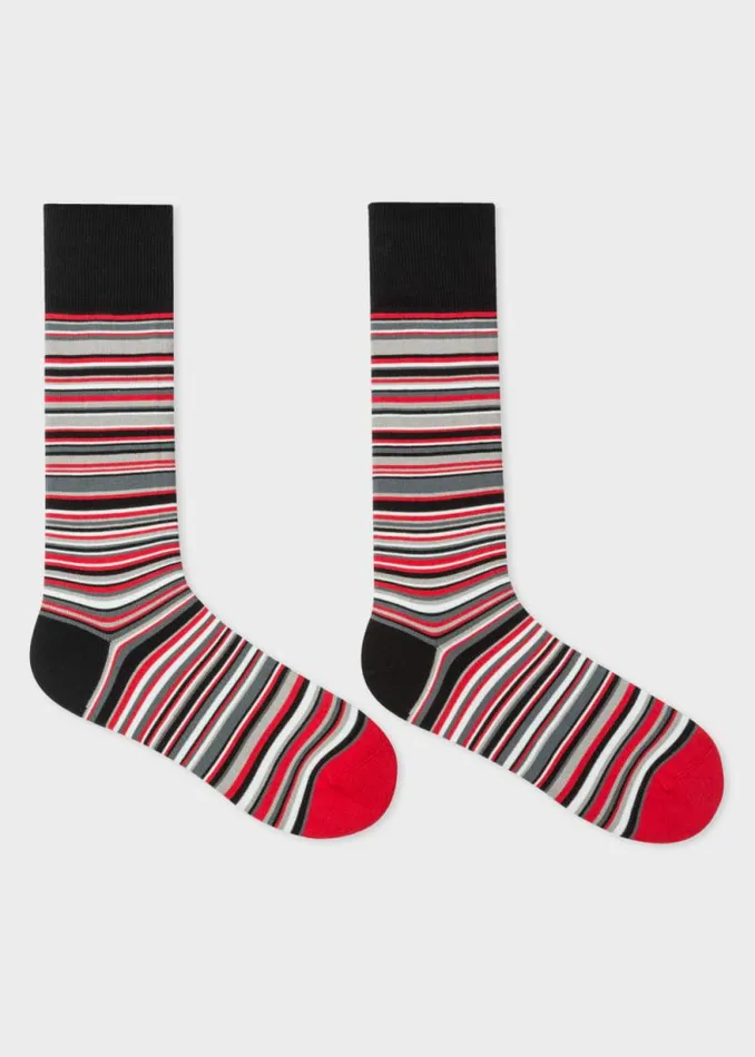 Mens Paul Smith Socks Paul Smith For Manchester United 8211 Red 039Signature Stripe039 Socks Mens Paul Smith Socks Paul Smith For Manchester United 8211 Red 039Signature Stripe039 Socks