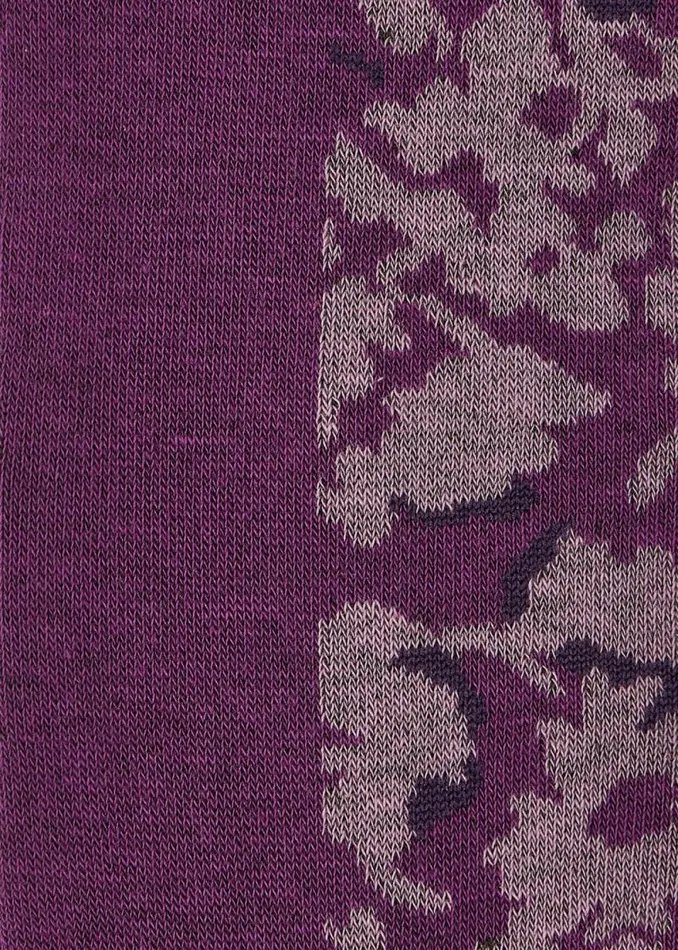 Mens Paul Smith Socks Purple Floral CottonBlend Socks Mens Paul Smith Socks Purple Floral CottonBlend Socks
