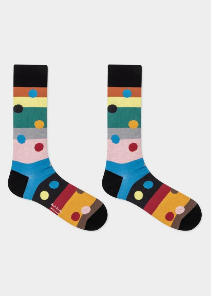 Mens Paul Smith Socks Stripe And Spot Socks Three Pack Mens Paul Smith Socks Stripe And Spot Socks Three Pack