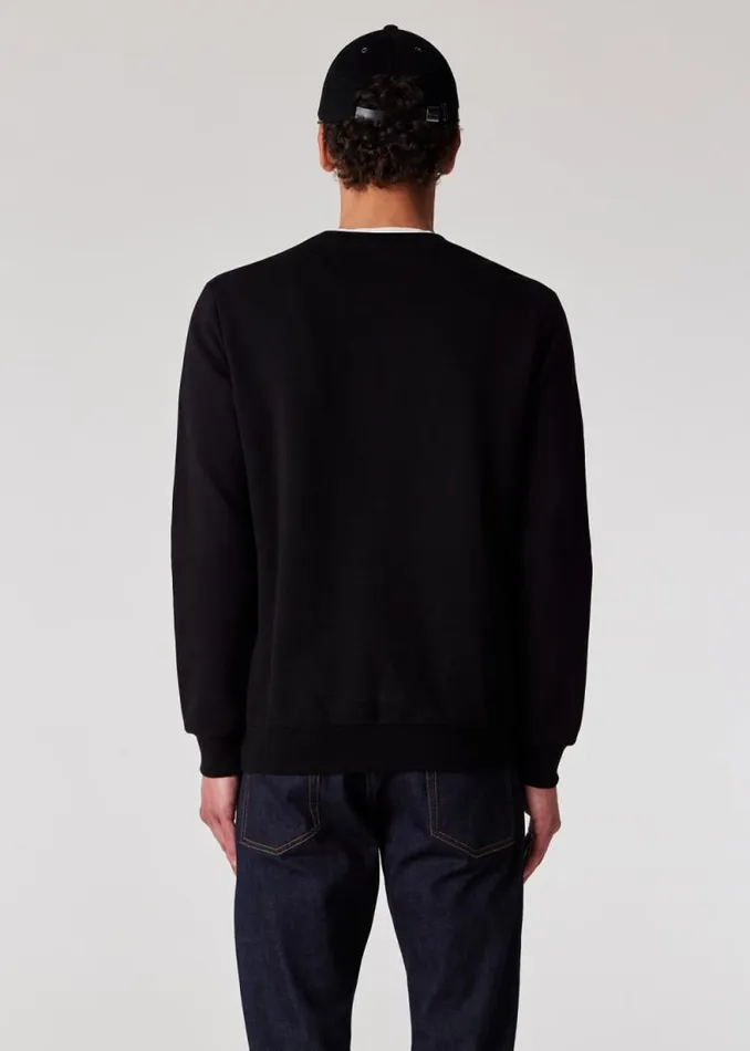 Mens Paul Smith Sweatshirts and Hoodies Black Cotton 039Signature Stripe039 Sweatshirt Mens Paul Smith Sweatshirts and Hoodies Black Cotton 039Signature Stripe039 Sweatshirt