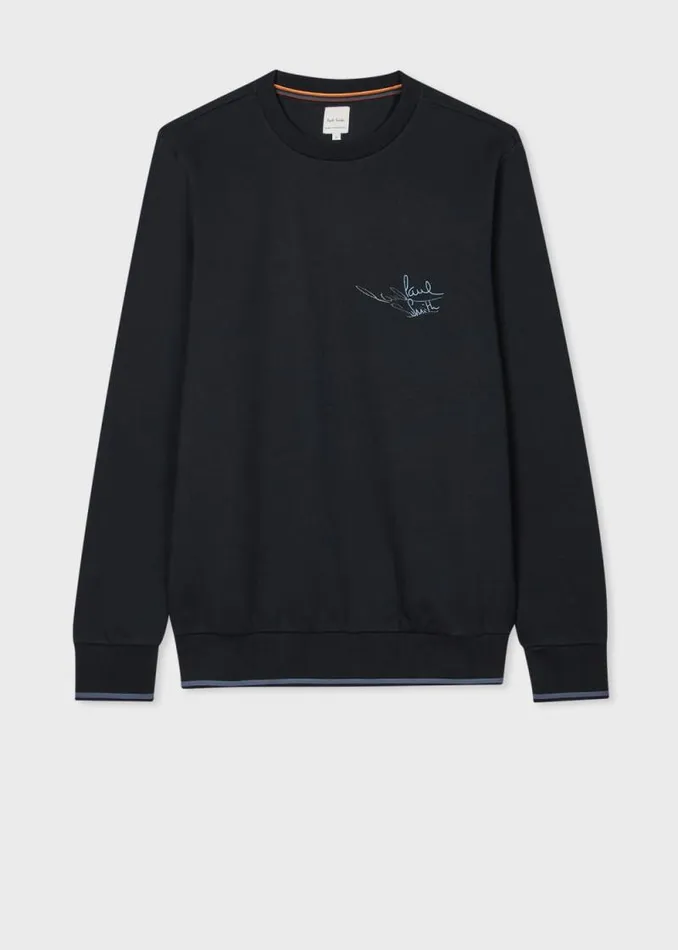 Mens Paul Smith Sweatshirts and Hoodies Dark Navy 039Shadow Logo039 Sweatshirt Mens Paul Smith Sweatshirts and Hoodies Dark Navy 039Shadow Logo039 Sweatshirt