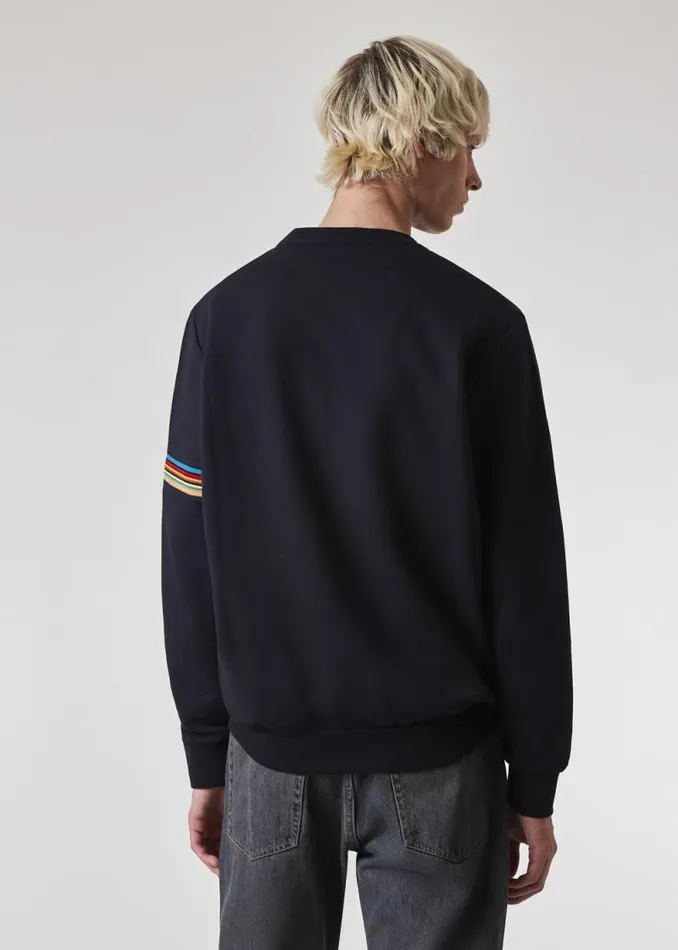 Mens Paul Smith Sweatshirts and Hoodies Navy Cotton 039Signature Stripe039 Sweater Mens Paul Smith Sweatshirts and Hoodies Navy Cotton 039Signature Stripe039 Sweater