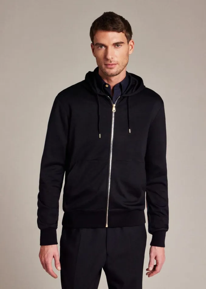 Mens Paul Smith Sweatshirts and Hoodies Navy ZipFront Washable Wool 039Signature Stripe039 Hoodie Mens Paul Smith Sweatshirts and Hoodies Navy ZipFront Washable Wool 039Signature Stripe039 Hoodie