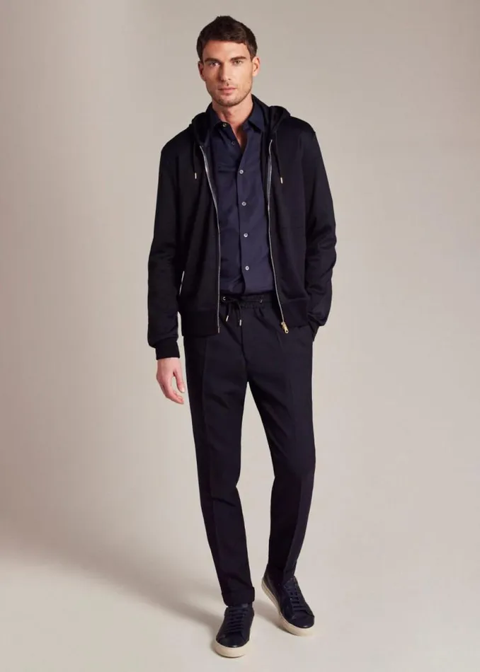 Mens Paul Smith Sweatshirts and Hoodies Navy ZipFront Washable Wool 039Signature Stripe039 Hoodie Mens Paul Smith Sweatshirts and Hoodies Navy ZipFront Washable Wool 039Signature Stripe039 Hoodie